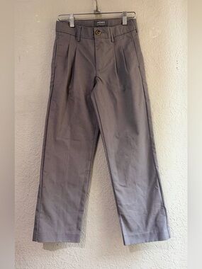 Boys pants Hawthorne by Dennis B10 Gray Uniform Slacks Relaxed Pants
